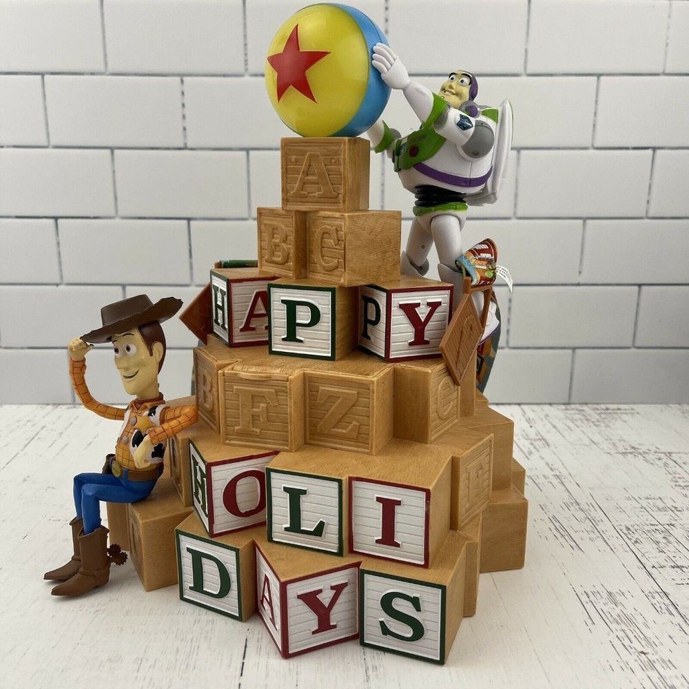 Disney Pixar Christmas Happy‎ Holiday Toy Story Popcorn Bucket 2021 Buzz Woody